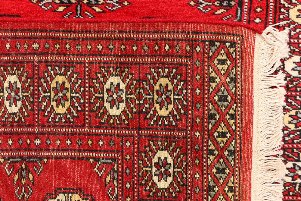 Red Bokhara 3' 2 x 5' 5 - No. 41493 - ALRUG Rug Store