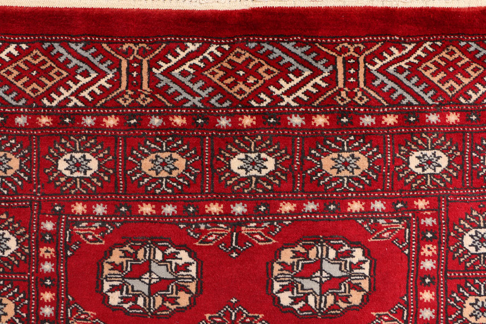 Dark Red Bokhara 3' x 5' 7 - No. 41494 - ALRUG Rug Store