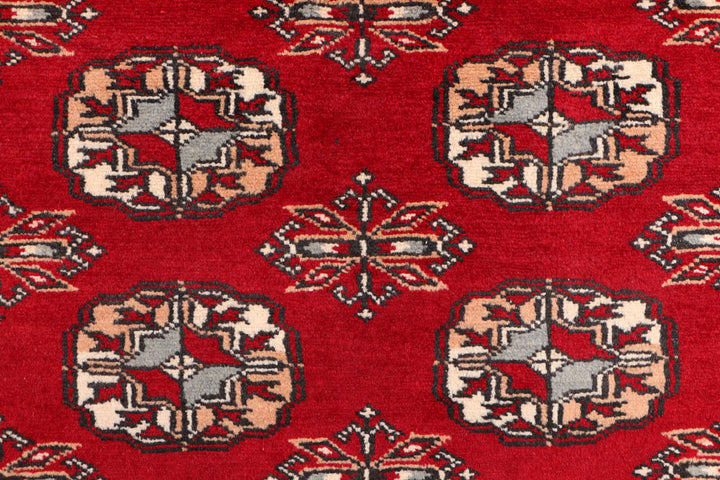 Dark Red Bokhara 3' x 5' 7 - No. 41494 - ALRUG Rug Store