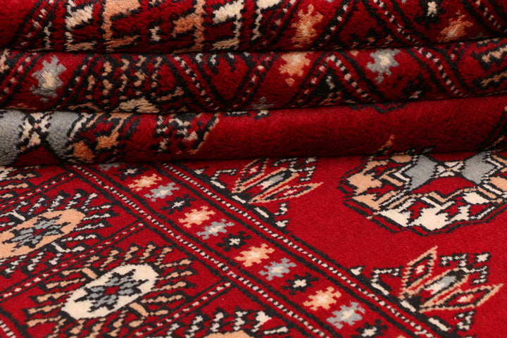 Dark Red Bokhara 3' x 5' 7 - No. 41494 - ALRUG Rug Store