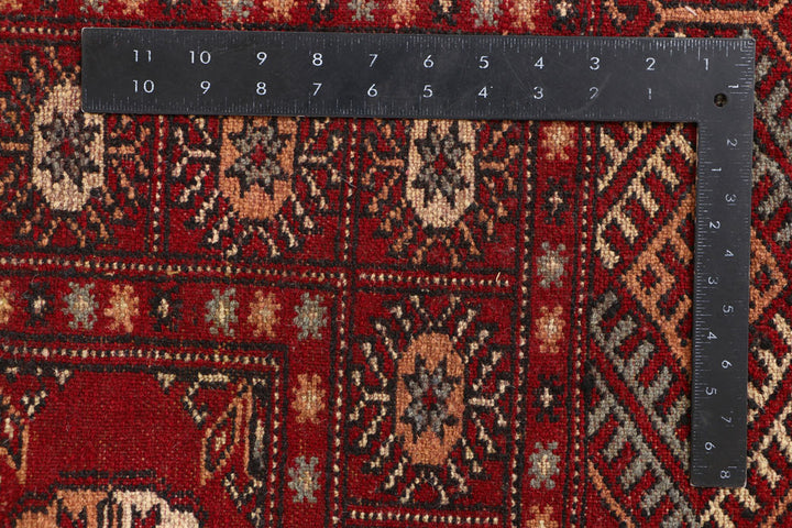 Dark Red Bokhara 3' x 5' 7 - No. 41494 - ALRUG Rug Store