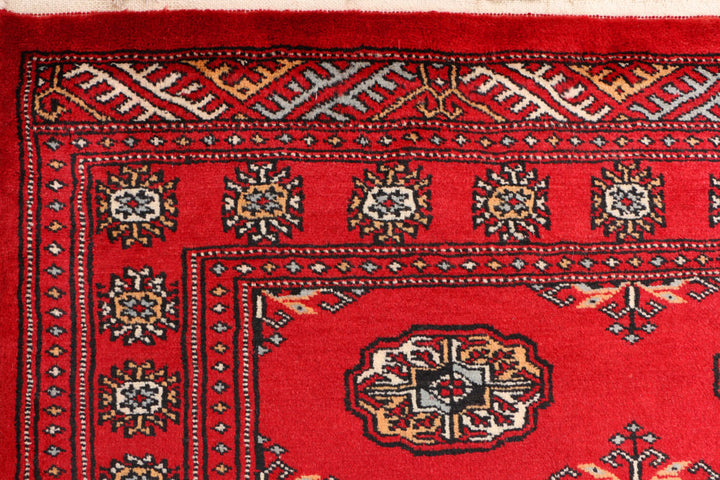 Red Bokhara 3' 3 x 5' 7 - No. 41498 - ALRUG Rug Store