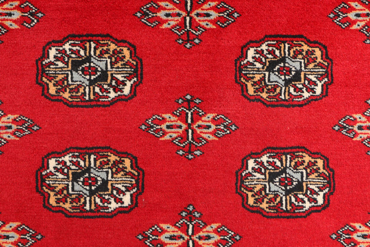 Red Bokhara 3' 3 x 5' 7 - No. 41498 - ALRUG Rug Store