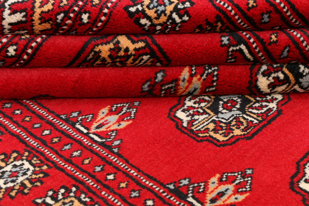 Red Bokhara 3' 3 x 5' 7 - No. 41498 - ALRUG Rug Store