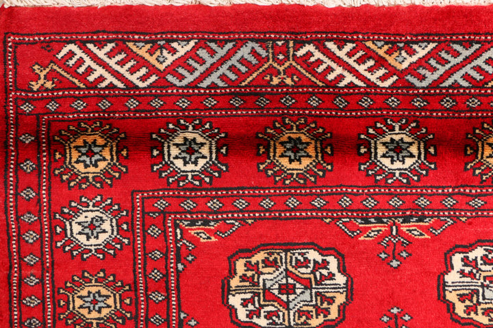 Red Bokhara 3' 1 x 5' 11 - No. 41501 - ALRUG Rug Store