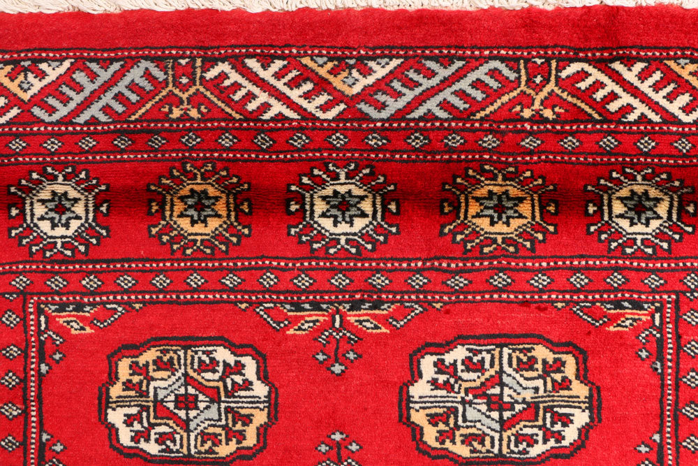 Red Bokhara 3' 1 x 5' 11 - No. 41501 - ALRUG Rug Store