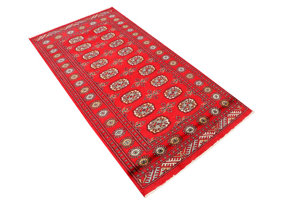 Red Bokhara 3' 1 x 5' 11 - No. 41501 - ALRUG Rug Store