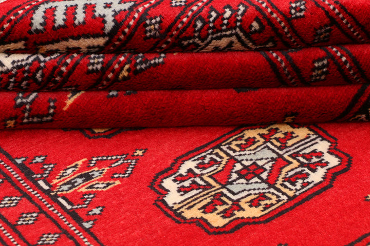 Red Bokhara 3' 1 x 5' 11 - No. 41501 - ALRUG Rug Store