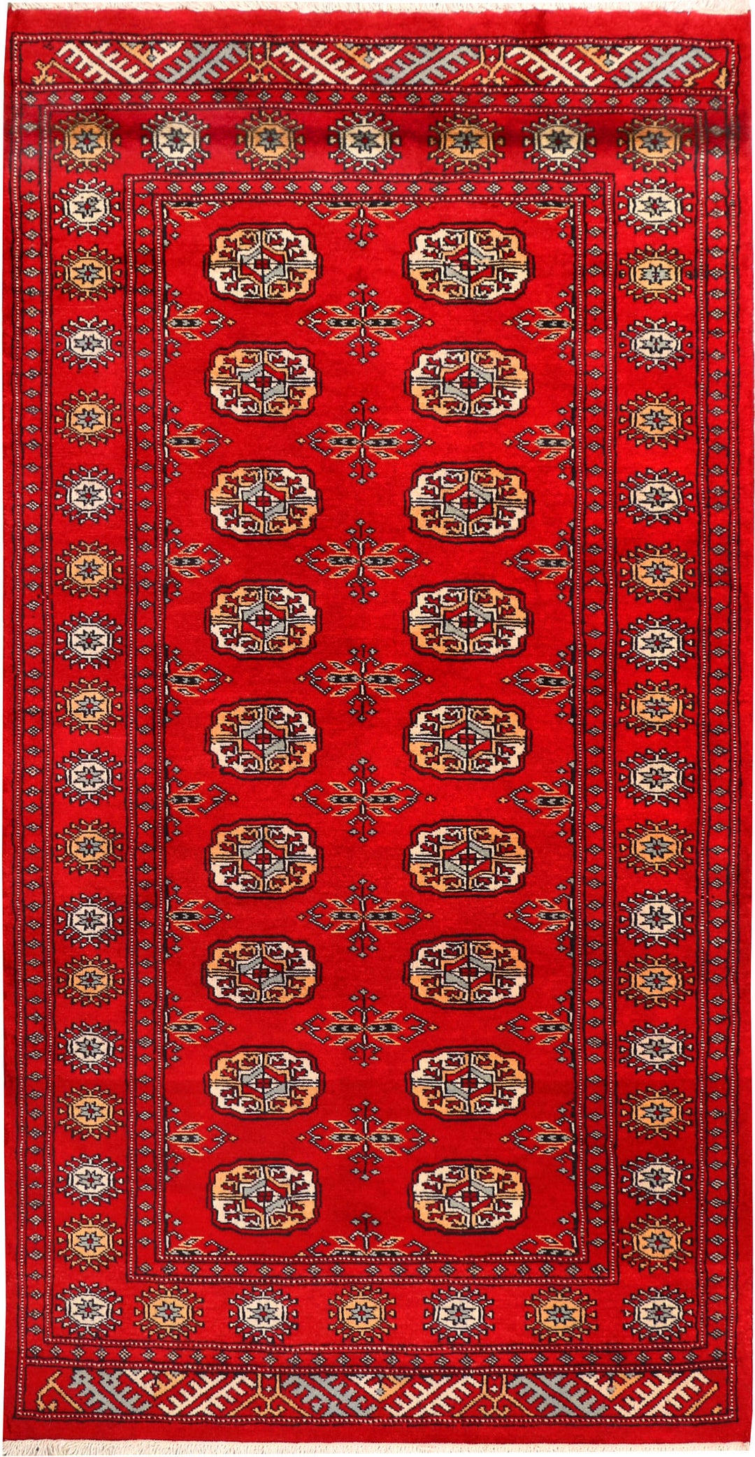 Red Bokhara 3' 1 x 5' 11 - No. 41501 - ALRUG Rug Store