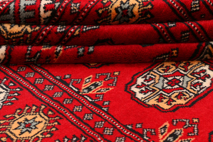 Dark Red Bokhara 3' x 5' 6 - No. 41502 - ALRUG Rug Store