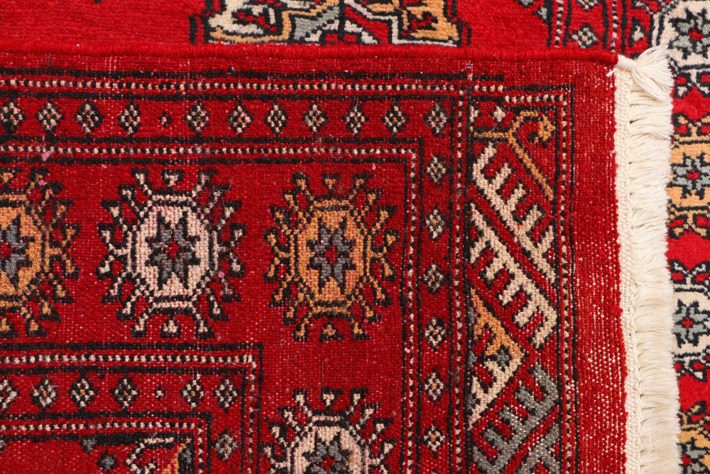 Dark Red Bokhara 3' x 5' 6 - No. 41502 - ALRUG Rug Store