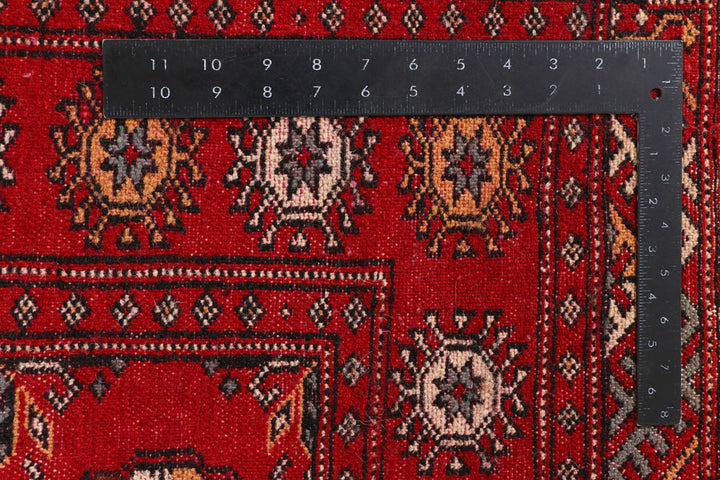 Dark Red Bokhara 3' x 5' 6 - No. 41502 - ALRUG Rug Store