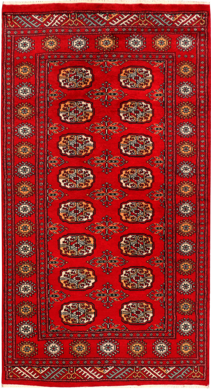 Dark Red Bokhara 3' x 5' 6 - No. 41502 - ALRUG Rug Store