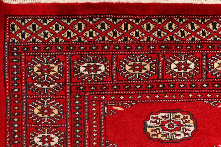 Red Bokhara 3' x 5' 10 - No. 41507 - ALRUG Rug Store