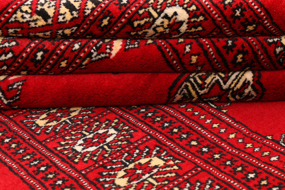 Red Bokhara 3' x 5' 10 - No. 41507 - ALRUG Rug Store