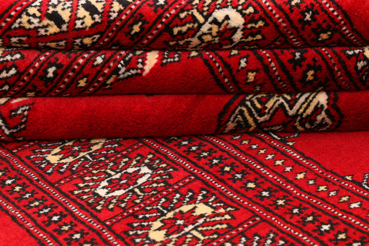 Red Bokhara 3' x 5' 10 - No. 41507 - ALRUG Rug Store