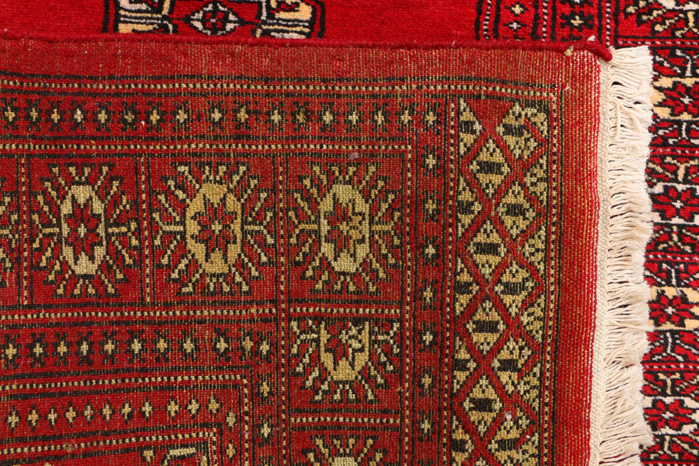 Red Bokhara 3' x 5' 10 - No. 41507 - ALRUG Rug Store