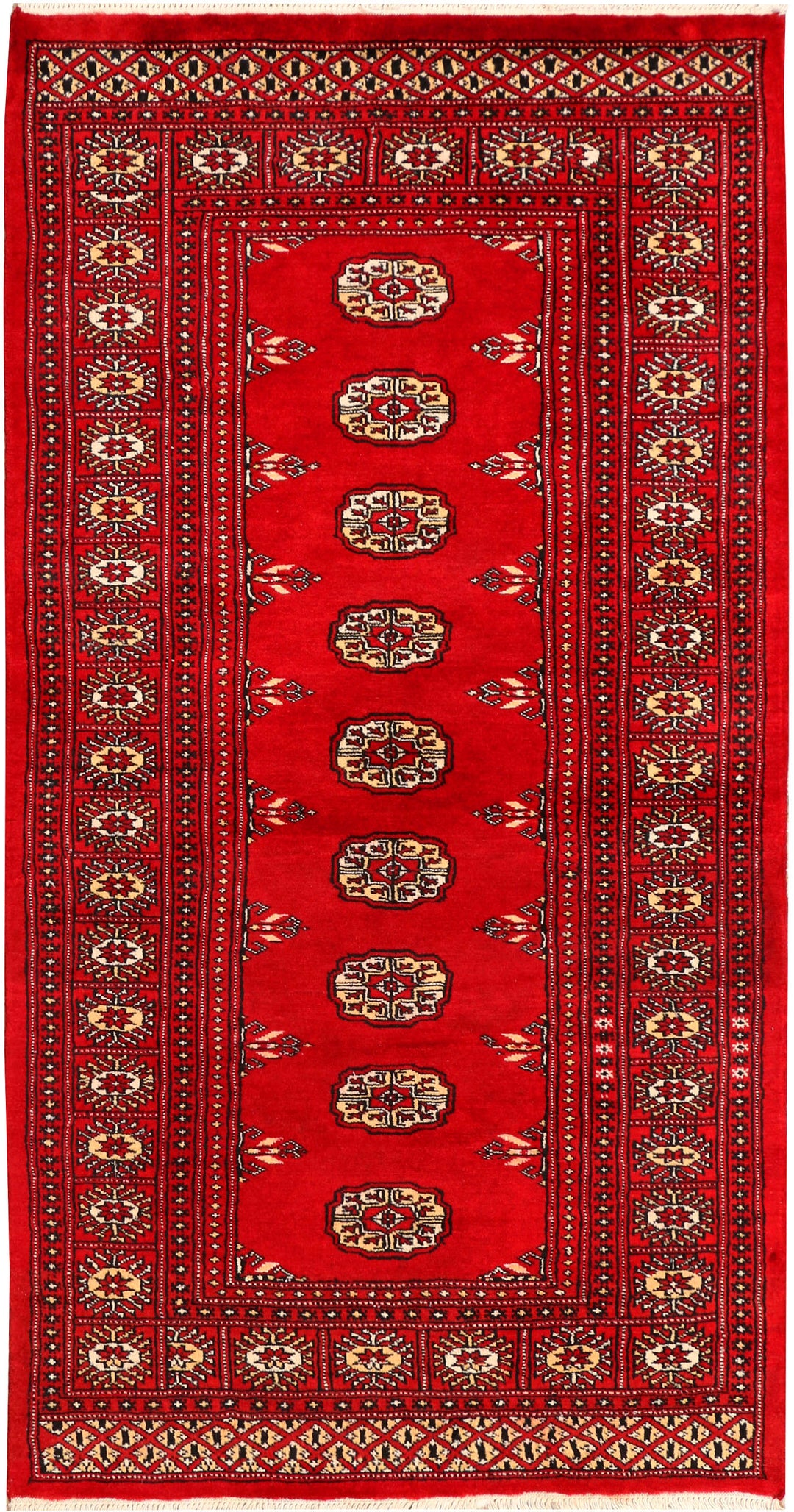Red Bokhara 3' x 5' 10 - No. 41507 - ALRUG Rug Store