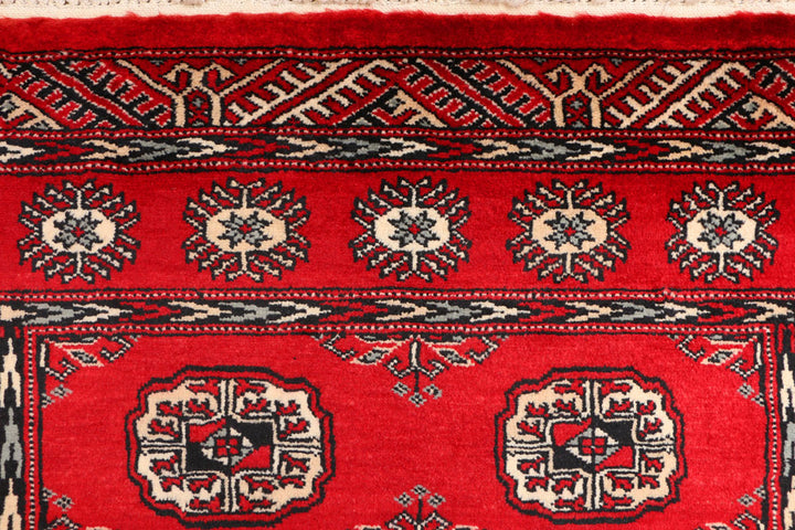 Dark Red Bokhara 3' 1 x 6' 1 - No. 41508 - ALRUG Rug Store