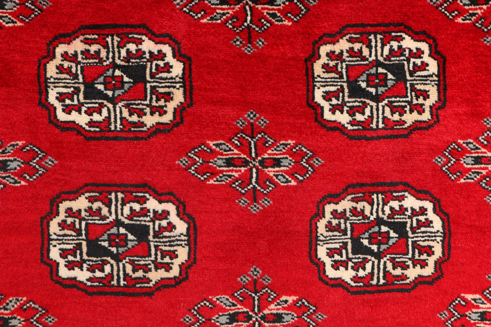 Dark Red Bokhara 3' 1 x 6' 1 - No. 41508 - ALRUG Rug Store