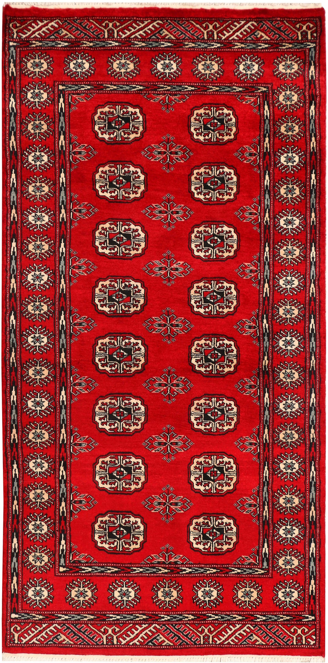 Dark Red Bokhara 3' 1 x 6' 1 - No. 41508 - ALRUG Rug Store