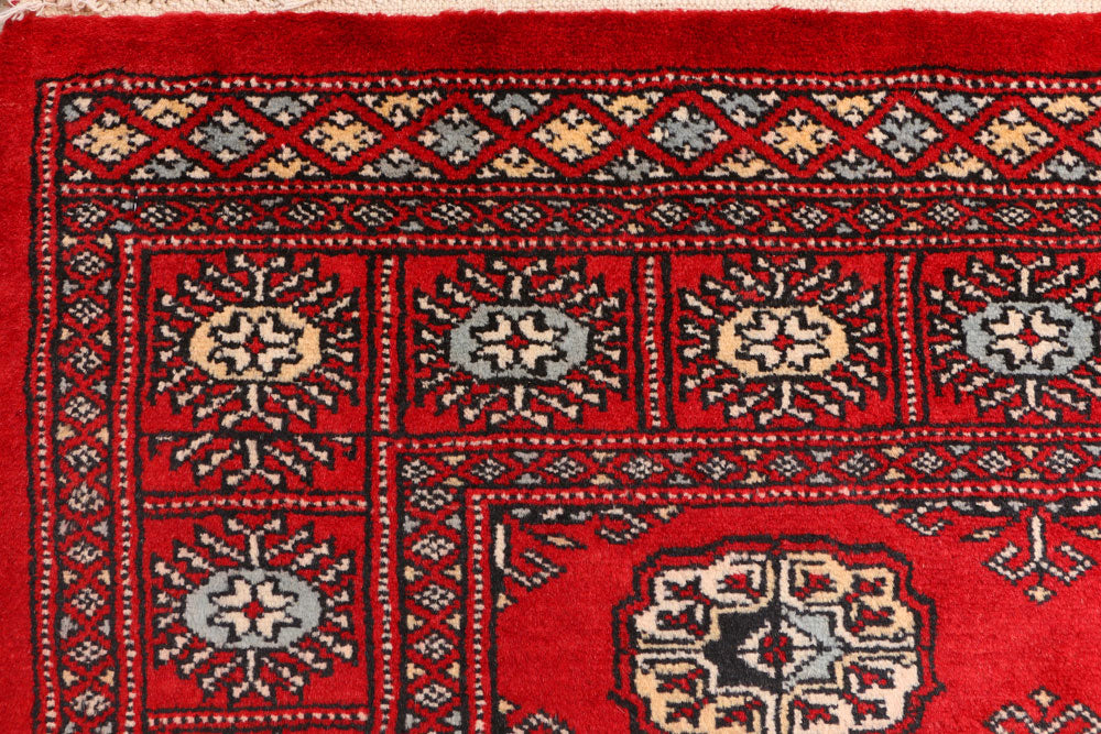 Red Bokhara 3' 1 x 5' 7 - No. 41509 - ALRUG Rug Store