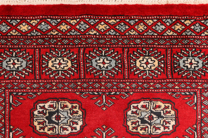 Red Bokhara 3' 1 x 5' 7 - No. 41509 - ALRUG Rug Store