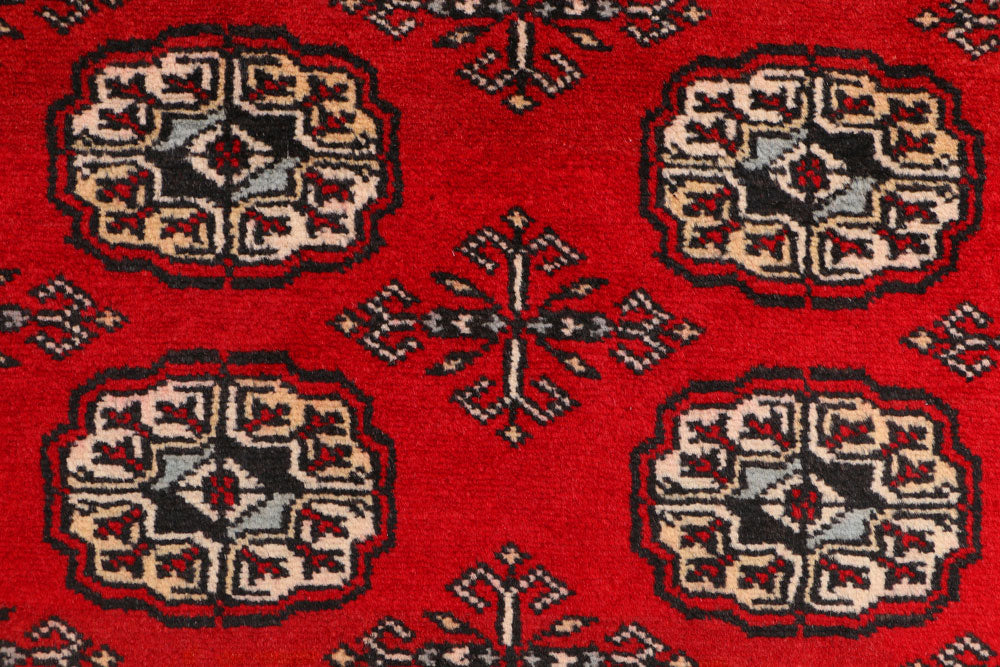 Red Bokhara 3' 1 x 5' 7 - No. 41509 - ALRUG Rug Store