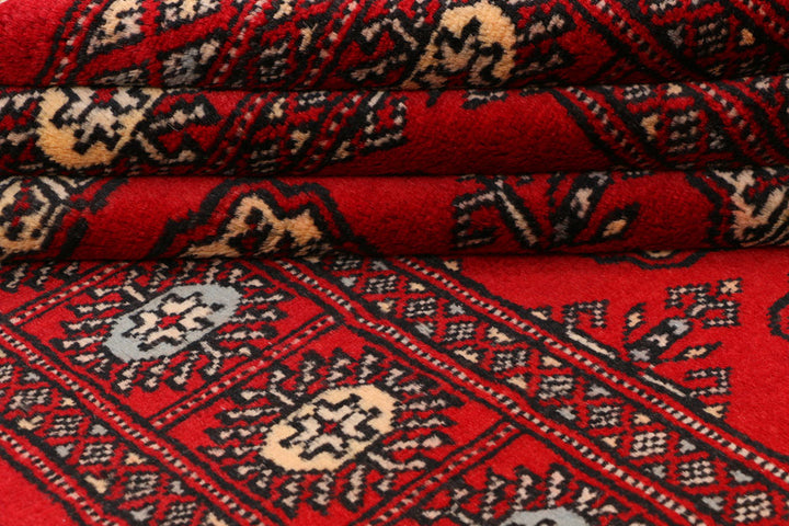 Red Bokhara 3' 1 x 5' 7 - No. 41509 - ALRUG Rug Store