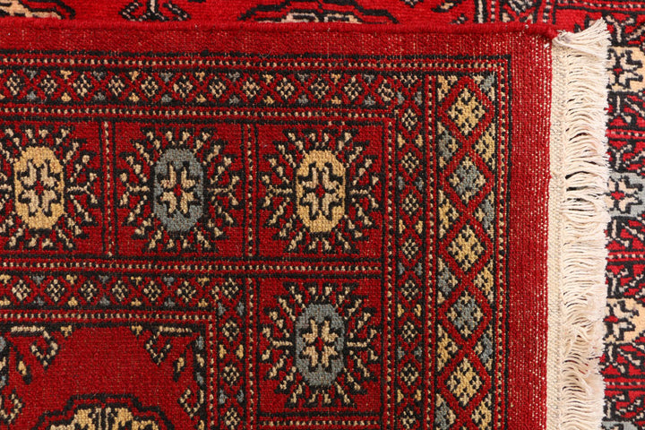 Red Bokhara 3' 1 x 5' 7 - No. 41509 - ALRUG Rug Store