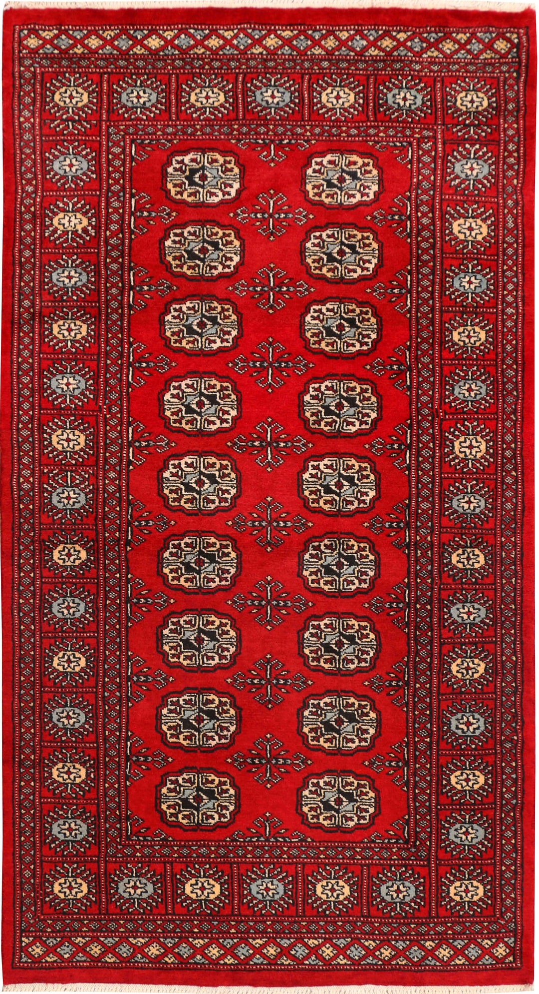 Red Bokhara 3' 1 x 5' 7 - No. 41509 - ALRUG Rug Store