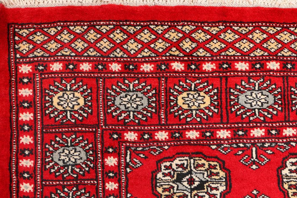 Red Bokhara 3' 2 x 5' 8 - No. 41511 - ALRUG Rug Store