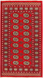 Red Bokhara 3' 2 x 5' 8 - No. 41511 - ALRUG Rug Store