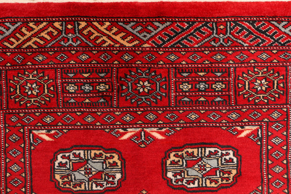 Dark Red Bokhara 3' 1 x 5' 7 - No. 41513 - ALRUG Rug Store