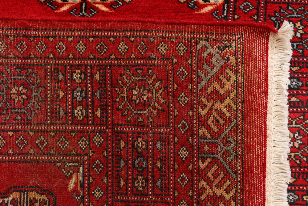 Dark Red Bokhara 3' 1 x 5' 7 - No. 41513 - ALRUG Rug Store