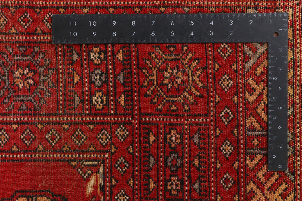Dark Red Bokhara 3' 1 x 5' 7 - No. 41513 - ALRUG Rug Store
