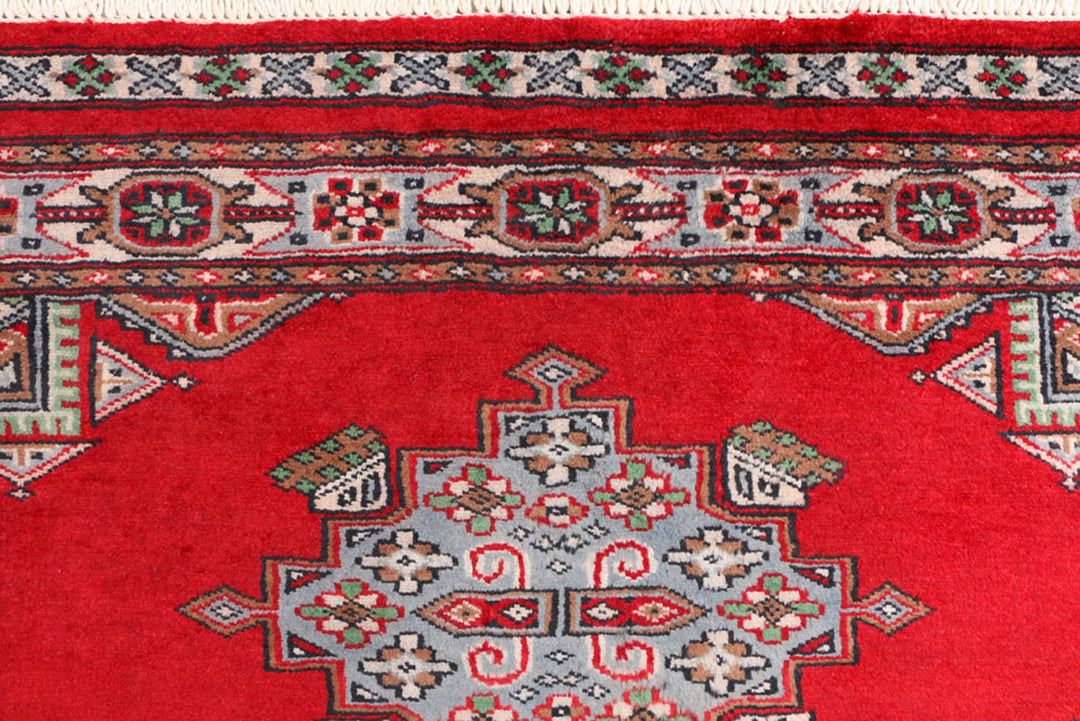 Red Bokhara 3'  3" x 5'  8" - No. QA43512