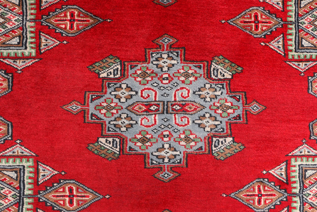 Red Bokhara 3'  3" x 5'  8" - No. QA43512
