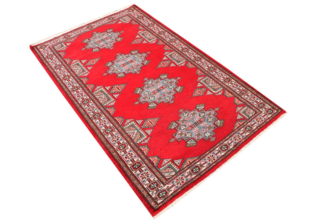 Red Caucasian 3'  5" x 5'  6" - No. QA59871