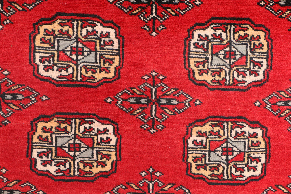 Red Bokhara 3' 3 x 6' 7 - No. 41521 - ALRUG Rug Store
