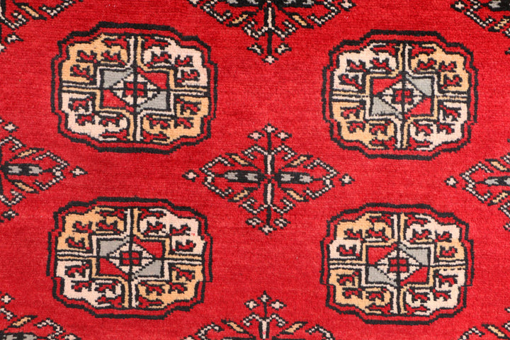 Red Bokhara 3' 3 x 6' 7 - No. 41521 - ALRUG Rug Store