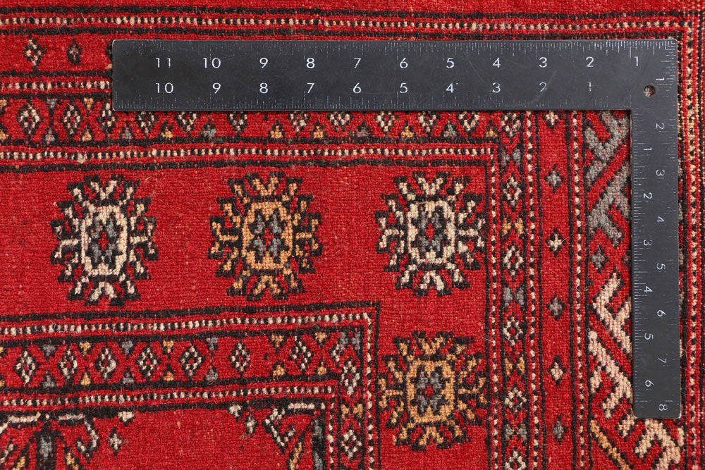 Red Bokhara 3' 3 x 6' 7 - No. 41521 - ALRUG Rug Store