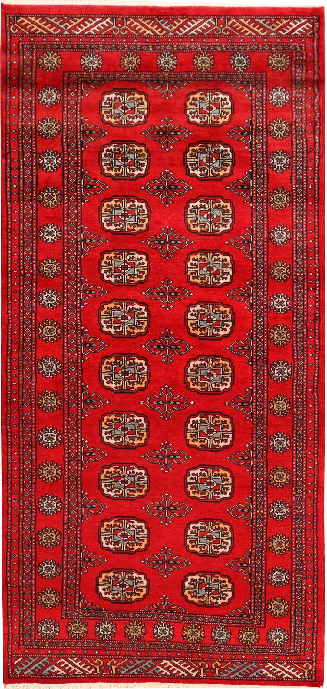 Red Bokhara 3' 3 x 6' 7 - No. 41521 - ALRUG Rug Store