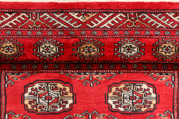Red Bokhara 3' 2 x 6' - No. 41522 - ALRUG Rug Store