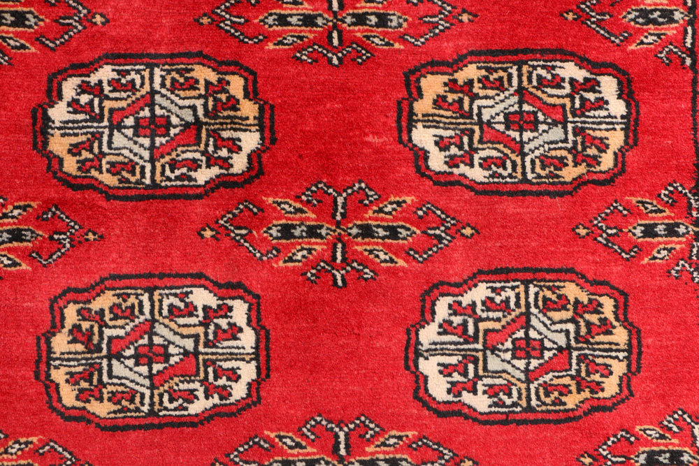 Red Bokhara 3' 2 x 6' - No. 41522 - ALRUG Rug Store