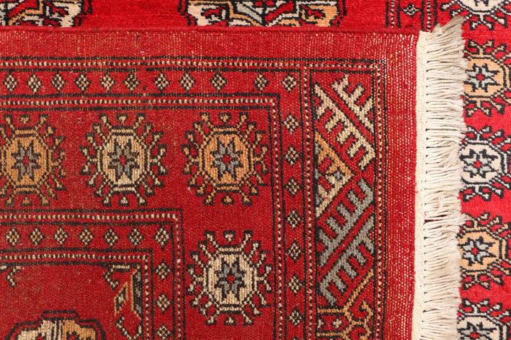 Red Bokhara 3' 2 x 6' - No. 41522 - ALRUG Rug Store
