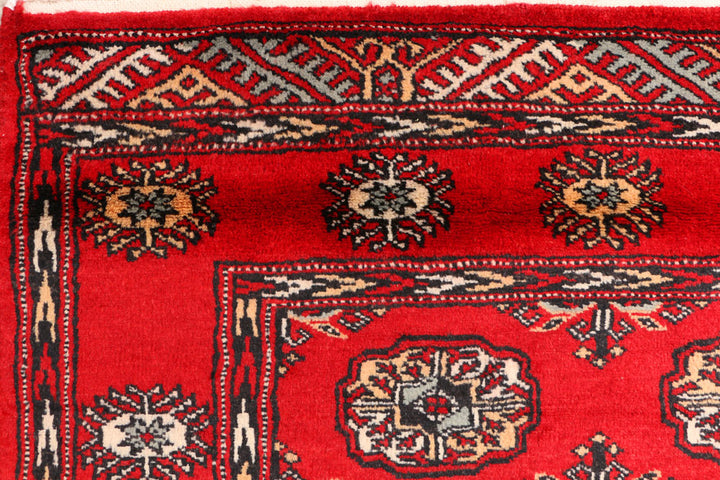 Red Bokhara 3' x 6' 2 - No. 41523 - ALRUG Rug Store