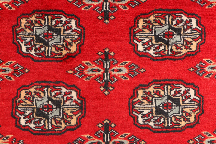 Red Bokhara 3' x 6' 2 - No. 41523 - ALRUG Rug Store