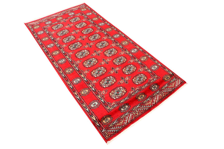 Red Bokhara 3' x 6' 2 - No. 41523 - ALRUG Rug Store