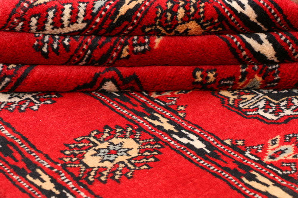 Red Bokhara 3' x 6' 2 - No. 41523 - ALRUG Rug Store